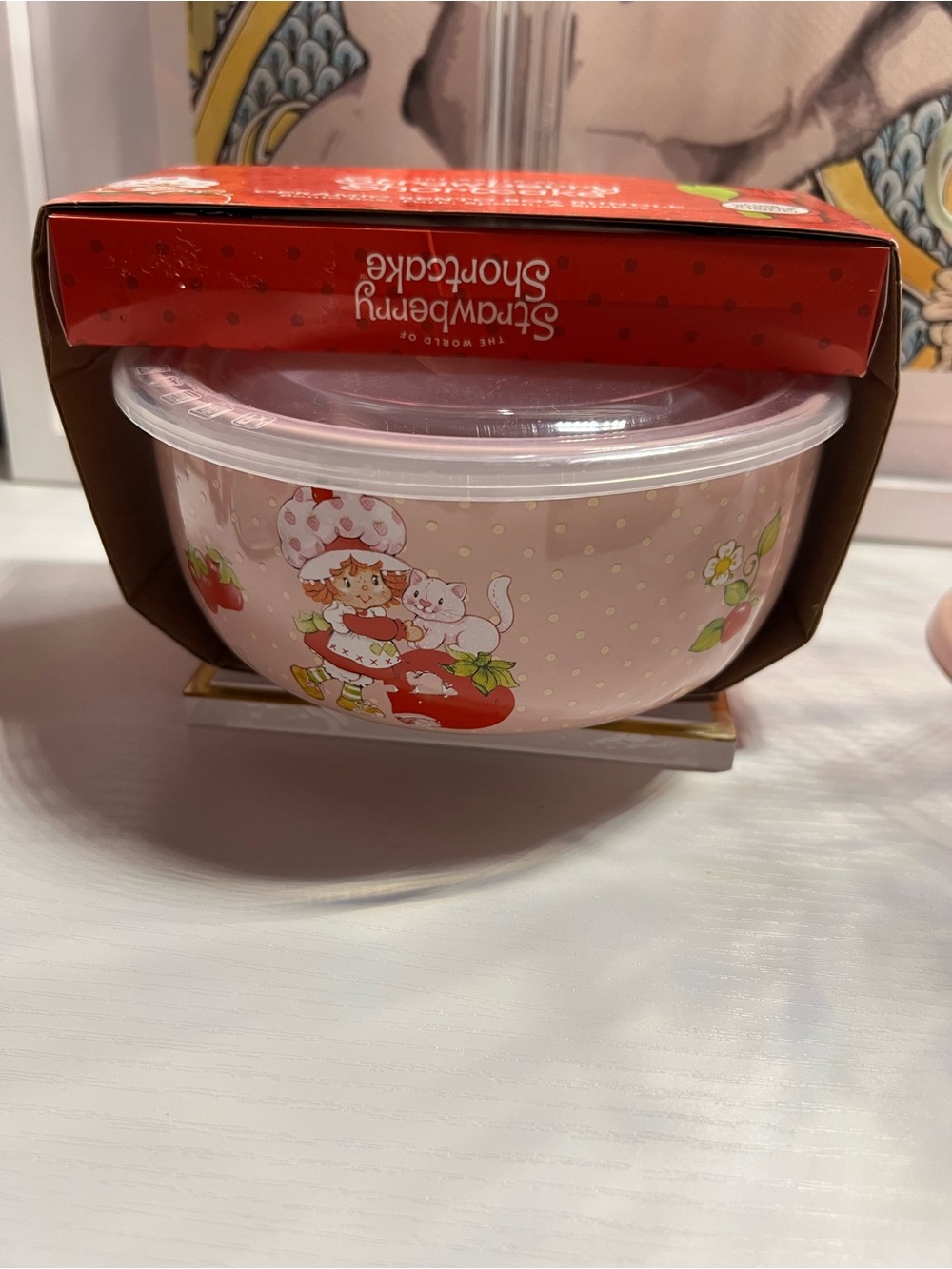 STRAWBERRY SHORTCAKE 🍰 Ceramic Bento Box